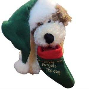 Boyds Santa paws never forgets the dog